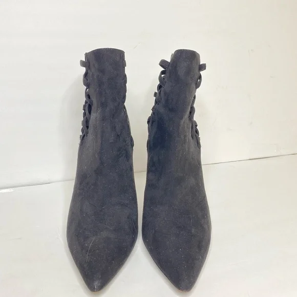 Aldo Ankle Tuxedo Black Booties - Picture 2 of 7